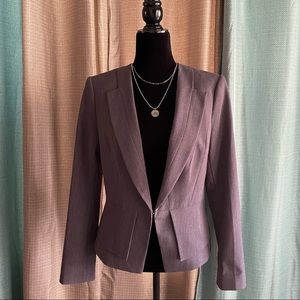 White House Black Market Gray Blazer